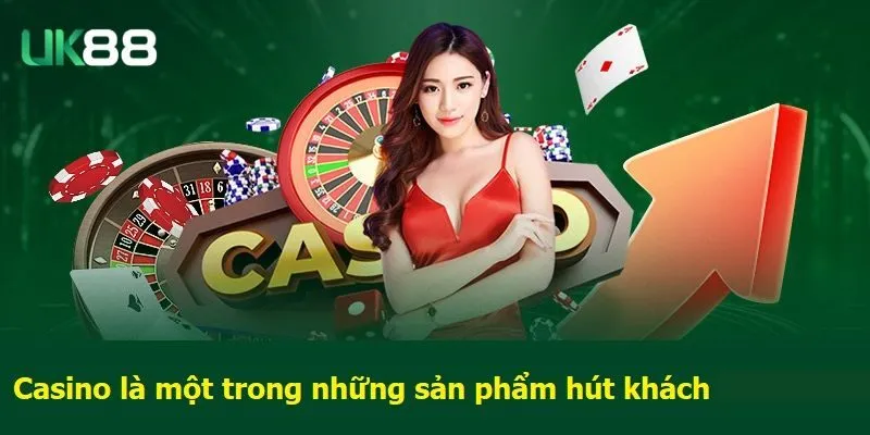 Những đối tác game hàng đầu tại Casino Online Uk88