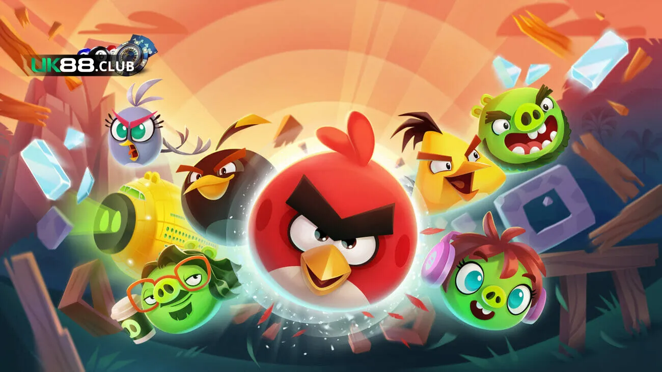 Chim giận dữ lên sàn nổ hũ cùng Angry Birds Slot tại UK88